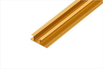 丽水航空纤维墙咔铝合金带灯中条（钛金氧化）