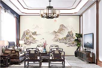 丽水森佰汇航空纤维墙咔（巴山蜀水）