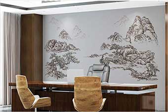 丽水森佰汇航空纤维墙咔（山水之间）