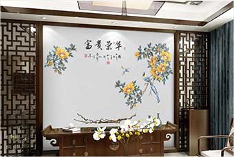 丽水森佰汇航空纤维墙咔（富贵荣华）