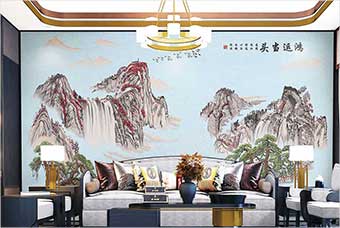 丽水森佰汇航空纤维墙咔（鸿运当头）